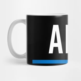 Fernando Alonso Driver Tag Mug